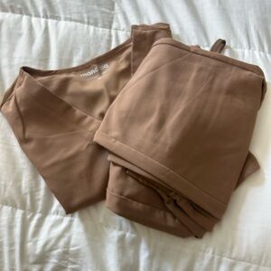 Mandala Brown Scrub Set